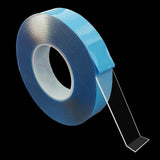 Maxbell Acrylic Blow Bubbles Tape Blue Wall Mount Tape DIY Crafting Removable Sticky Length 2M