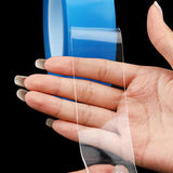 Maxbell Acrylic Blow Bubbles Tape Blue Wall Mount Tape DIY Crafting Removable Sticky Length 2M
