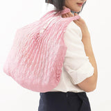 Maxbell Flexible Stretch Bag Shopping Bag Tote Washable Grocery Storage Bag Portable Pink