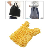 Maxbell Flexible Stretch Bag Shopping Bag Tote Washable Grocery Storage Bag Portable Yellow