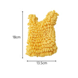 Maxbell Flexible Stretch Bag Shopping Bag Tote Washable Grocery Storage Bag Portable Yellow