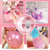 Maxbell Blow Bubbles Balloons Double Sided Tape Interesting DIY Crafts Sensory Toy Style F 100cm