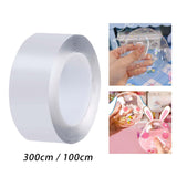 Maxbell Multifunctional Double Sided Tape for Blowing Bubble DIY Craft Sensory Toy 3 Meter