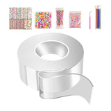 Maxbell Nano Tape with Straws and Beads Non Marking Reusable for Classroom DIY Craft
