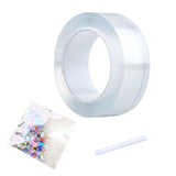 Maxbell bubble Balloons Blowing Tape Adhesive Mounting Tape Sensory Toy Clear 3cm Wide 3m Long