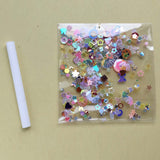 Maxbell bubble Balloons Blowing Tape Adhesive Mounting Tape Sensory Toy Clear 5cm Wide 3m Long