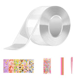Maxbell Bubble Blowing Double Sided Tape Reusable Transparent Tape Mounting Tape Style B