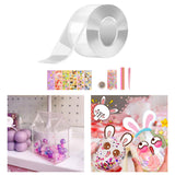 Maxbell Bubble Blowing Double Sided Tape Reusable Transparent Tape Mounting Tape Style C