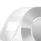 Maxbell Bubble Blowing Double Sided Tape Reusable Transparent Tape Mounting Tape Style C