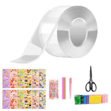 Maxbell Bubble Blowing Double Sided Tape Reusable Transparent Tape Mounting Tape Style D