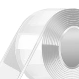 Maxbell Bubble Blowing Double Sided Tape Reusable Transparent Tape Mounting Tape Style D