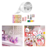Maxbell Bubble Blowing Double Sided Tape Reusable Transparent Tape Mounting Tape Style E