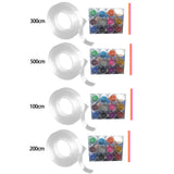 Maxbell Double Sided Tape Clear 3cm Width DIY for Relax Birthday Gift Party 100cm