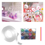 Maxbell Double Sided Tape Clear 3cm Width DIY for Relax Birthday Gift Party 300cm