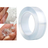 Maxbell High Sticky Width 3cm Clear Nano Tapes Waterproof Non Marking for DIY Craft 3cm 1 Meter