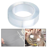 Maxbell High Sticky Width 3cm Clear Nano Tapes Waterproof Non Marking for DIY Craft 3cm 300cm