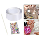 Maxbell Blow Bubbles Balloons Nano Double Sided Tape Creative Two Sided Adhesive 2mmx3cmx5m