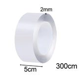 Maxbell Blow Bubbles Balloons Nano Double Sided Tape Creative Two Sided Adhesive 2mmx5cmx300cm
