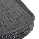Maxbell Pencil Case Pen Bag Storage 72 Slots with Zipper for Adults Stationery Black