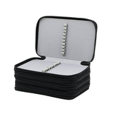 Maxbell Pencil Case Pen Bag Storage 72 Slots with Zipper for Adults Stationery Black