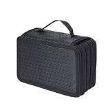Maxbell Pencil Case Pen Bag Storage 72 Slots with Zipper for Adults Stationery Black