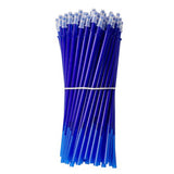 Maxbell 20Pcs Heat Erasable Gel Ink Pen Refills Magic for Writing Tailors Quilting Blue