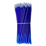 Maxbell 20Pcs Heat Erasable Gel Ink Pen Refills Magic for Writing Tailors Quilting Blue