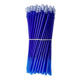 Maxbell 20Pcs Heat Erasable Gel Ink Pen Refills Magic for Writing Tailors Quilting Blue