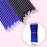 Maxbell 20Pcs Heat Erasable Gel Ink Pen Refills Magic for Writing Tailors Quilting Blue