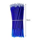 Maxbell 20Pcs Heat Erasable Gel Ink Pen Refills Magic for Writing Tailors Quilting Blue