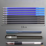 Maxbell 20Pcs Heat Erasable Gel Ink Pen Refills Magic for Writing Tailors Quilting Black
