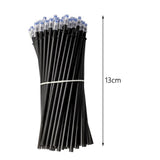 Maxbell 20Pcs Heat Erasable Gel Ink Pen Refills Magic for Writing Tailors Quilting Black