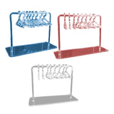 Maxbell Cute Earring Display Stand Mini Coat Hanger Rack Decor for Desktop Showcase Blue