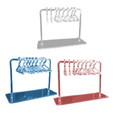 Maxbell Cute Earring Display Stand Mini Coat Hanger Rack Decor for Desktop Showcase Blue