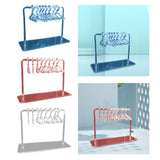 Maxbell Cute Earring Display Stand Mini Coat Hanger Rack Decor for Desktop Showcase Blue
