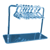 Maxbell Cute Earring Display Stand Mini Coat Hanger Rack Decor for Desktop Showcase Blue
