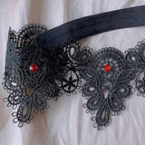 Maxbell 2x Wedding Garters Stretch with Rhinestones Leg Rings for Girls Women Bride Black