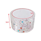 Maxbell Glitter Nano Tape Traceless Waterproof for Classroom DIY Craft Supplies 3cm