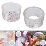 Maxbell Glitter Nano Tape Traceless Waterproof for Classroom DIY Craft Supplies 3cm