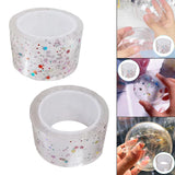 Maxbell Glitter Nano Tape Traceless Waterproof for Classroom DIY Craft Supplies 3cm
