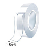 Maxbell Acrylic Bubble Blowing Double Sided Tape Transparent Color Interesting 15mmx1mx2mm