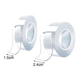 Maxbell Acrylic Bubble Blowing Double Sided Tape Transparent Color Interesting 15mmx1mx2mm