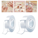 Maxbell Acrylic Bubble Blowing Double Sided Tape Transparent Color Interesting 15mmx1mx2mm