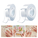Maxbell Acrylic Bubble Blowing Double Sided Tape Transparent Color Interesting 15mmx1mx2mm