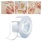 Maxbell Acrylic Bubble Blowing Double Sided Tape Transparent Color Interesting 15mmx1mx2mm