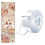 Maxbell Acrylic Bubble Blowing Double Sided Tape Transparent Color Interesting 15mmx1mx2mm