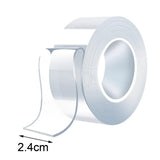 Maxbell Acrylic Bubble Blowing Double Sided Tape Transparent Color Interesting 24mmx1mx2mm