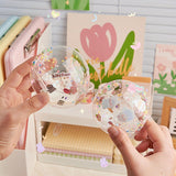 Maxbell Acrylic Bubble Blowing Double Sided Tape Transparent Color Interesting 24mmx1mx2mm