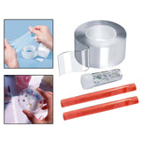 Maxbell Blow Bubbles Double Sided Tape Relaxing Traceless Tapes Strips DIY Crafts 1mmx3cmx5meters