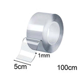 Maxbell Blow Bubbles Double Sided Tape Relaxing Traceless Tapes Strips DIY Crafts 1mmx5cmx1meter